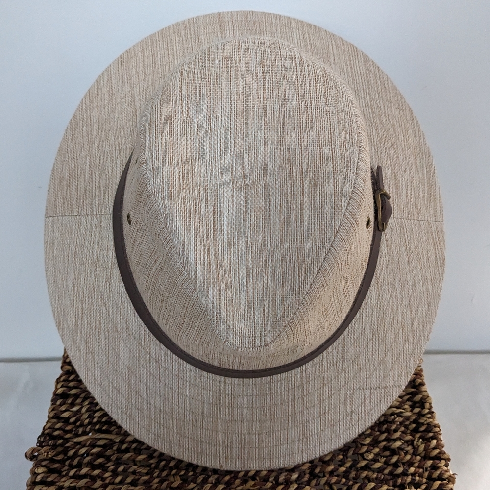 Henschel Hat Co USA Oakridge Safari Natural Linen Hat - Picture 13 of 13